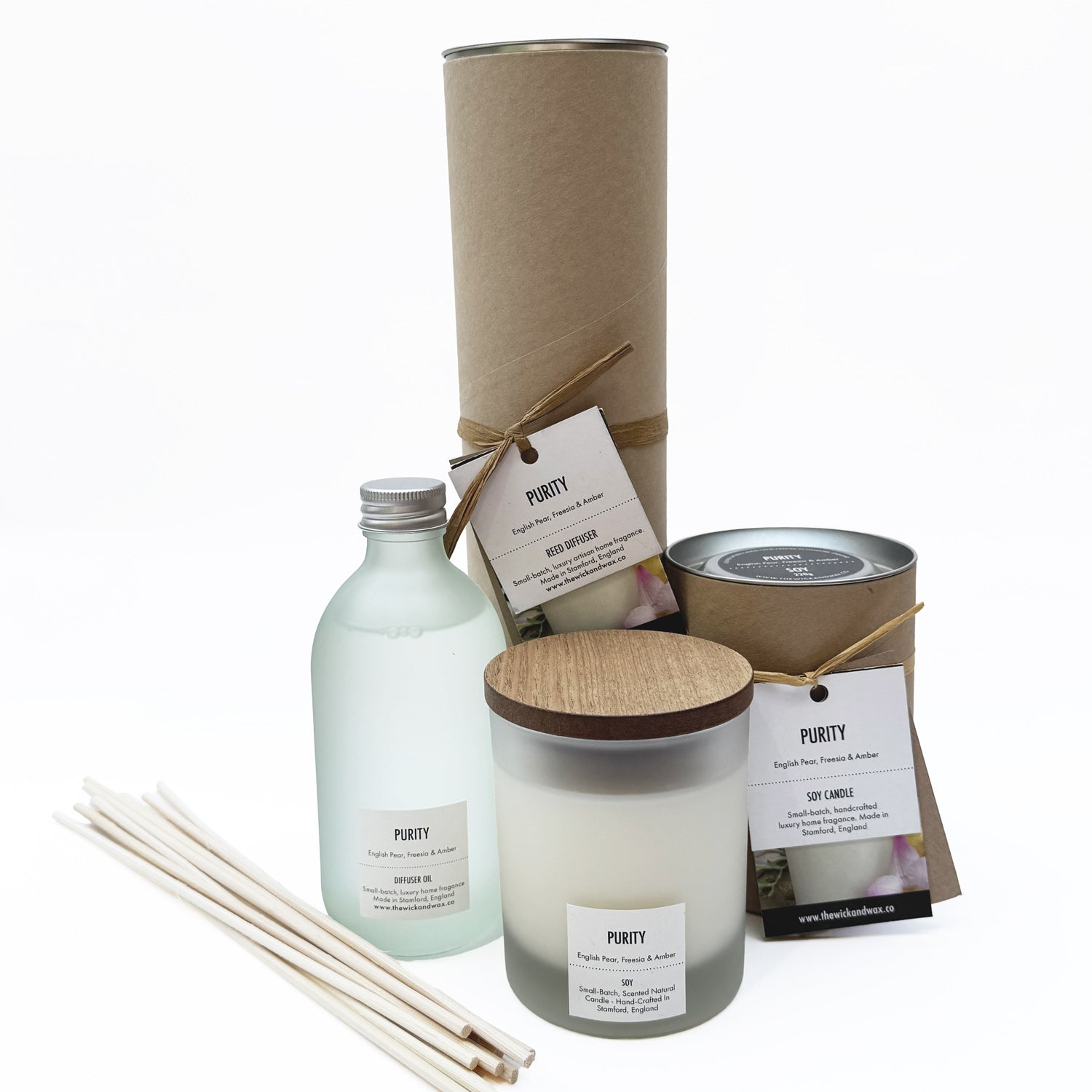 Purity - Scented Candle and Diffuser Duo