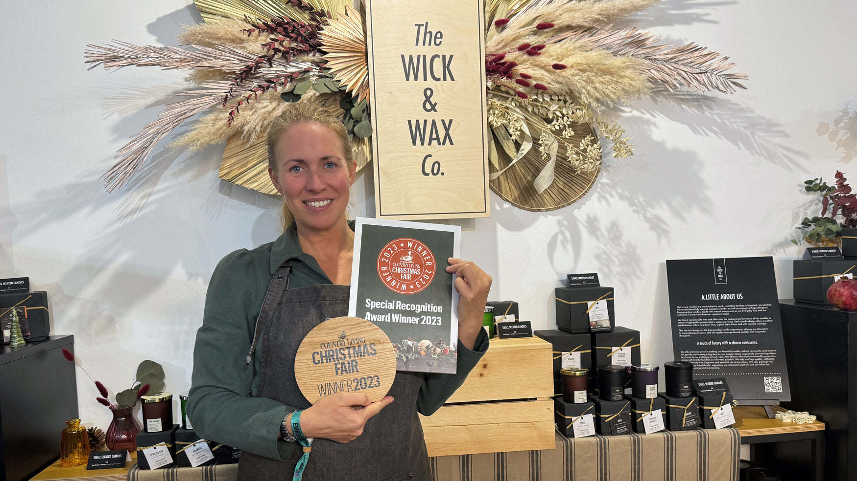 Country Living - Meet The Maker Interview with Sasha Olsen, Founder of The Wick & Wax Co.