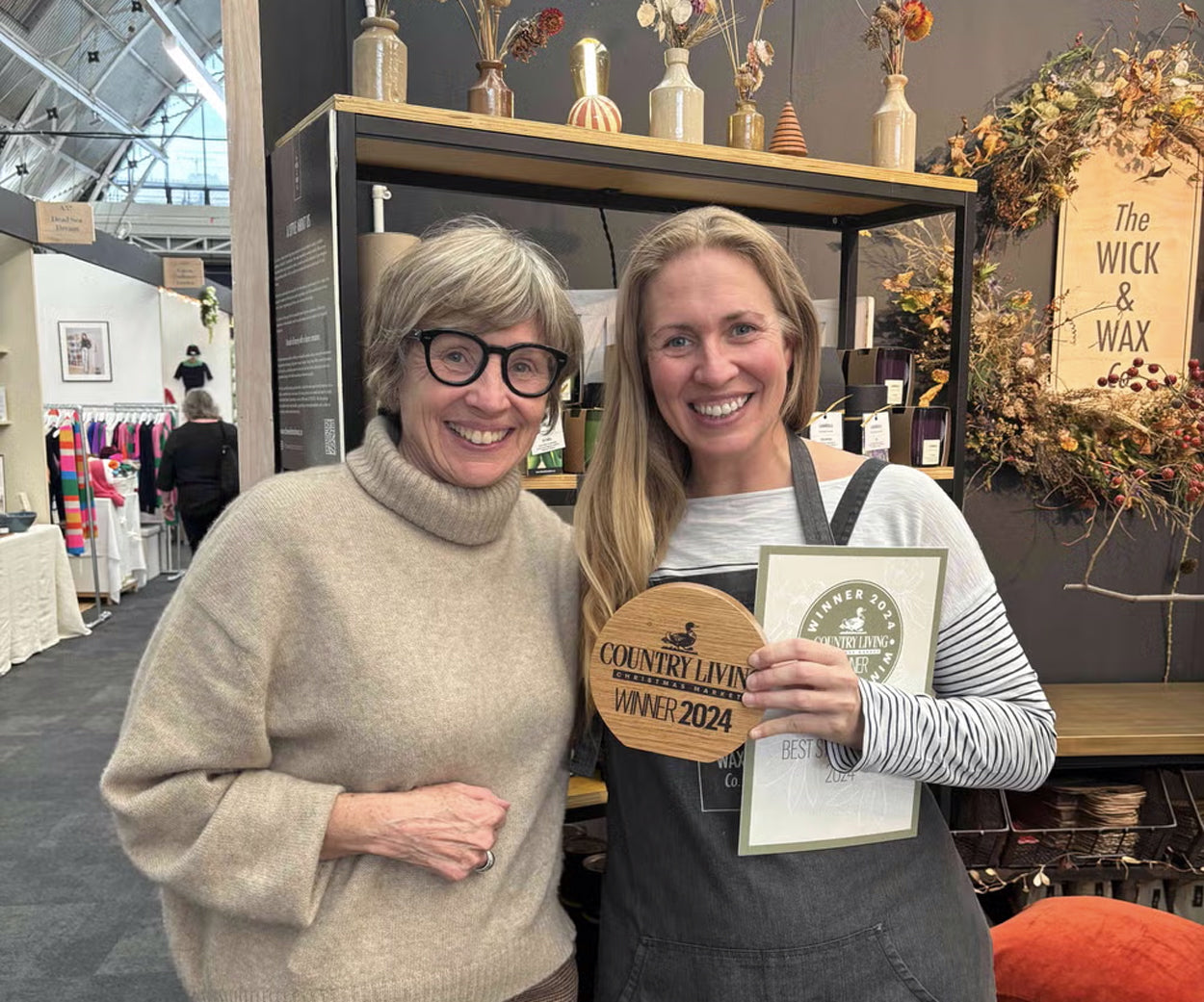 Artisan stand award winners announced at Country Living Christmas Market 2024