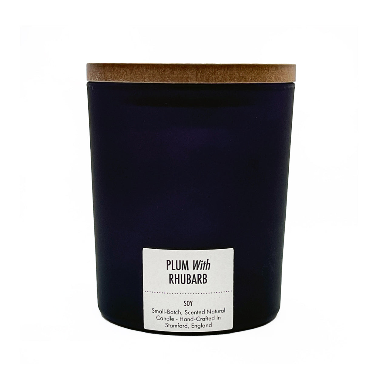 Plum With Rhubarb - Scented Soy Candle