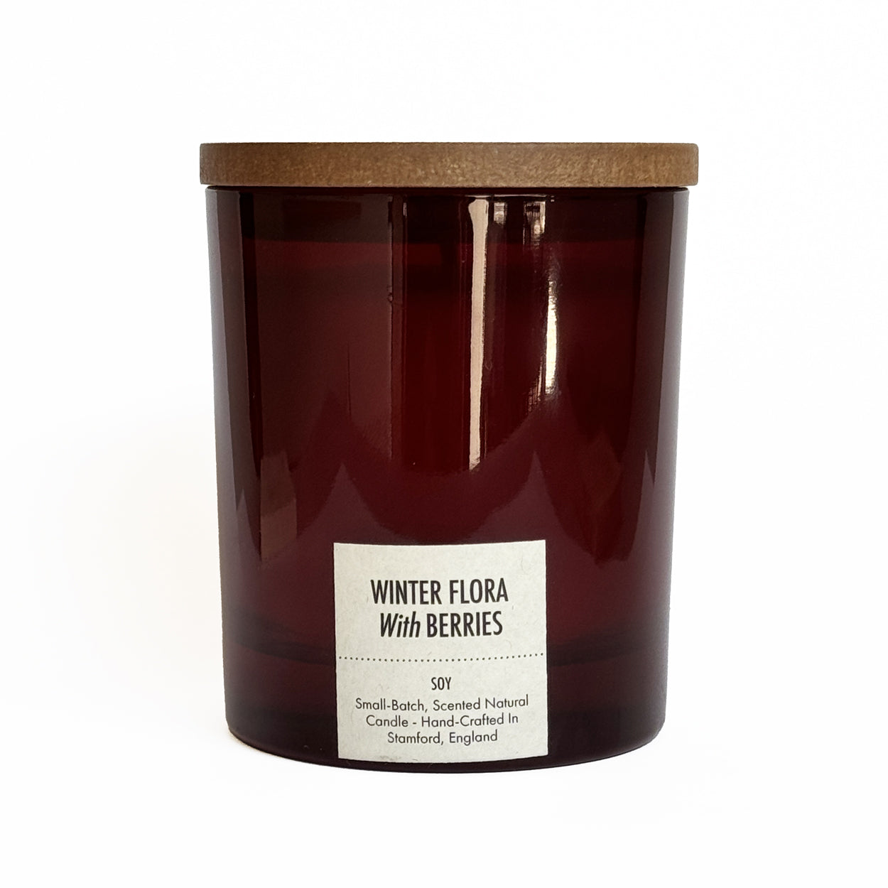 Winter Flora With Berries - Scented Soy Candle