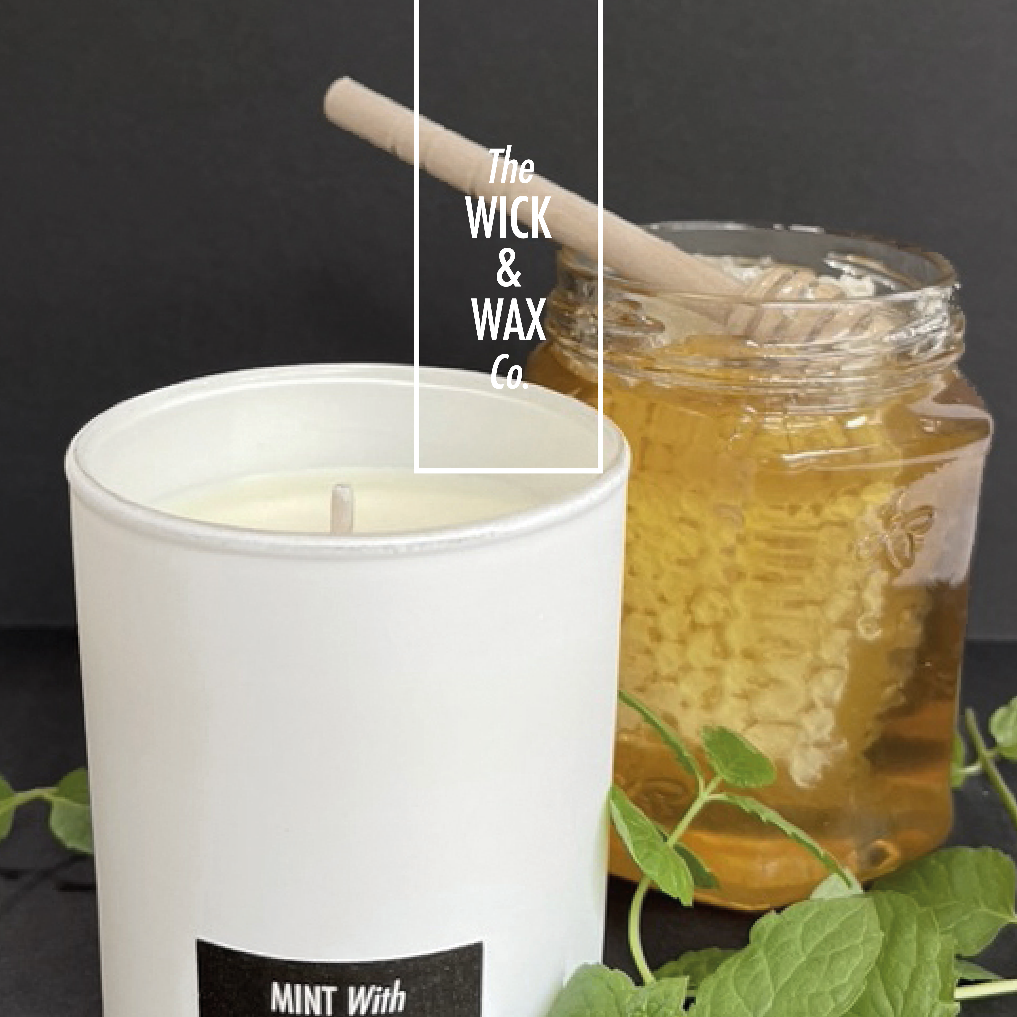 Mint With Honey - Scented Soy Candle