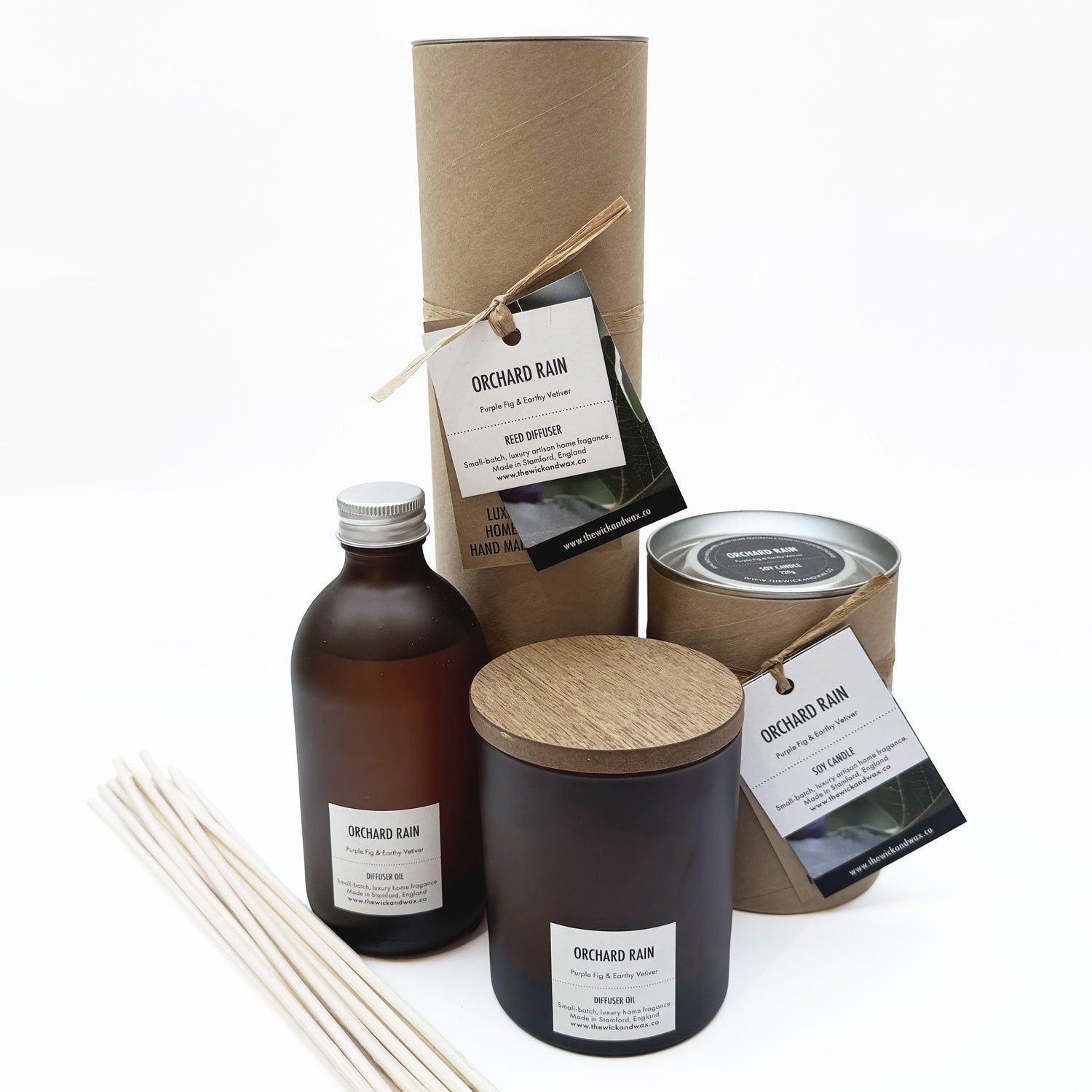 Orchard Rain - Scented Candle and Diffuser Duo