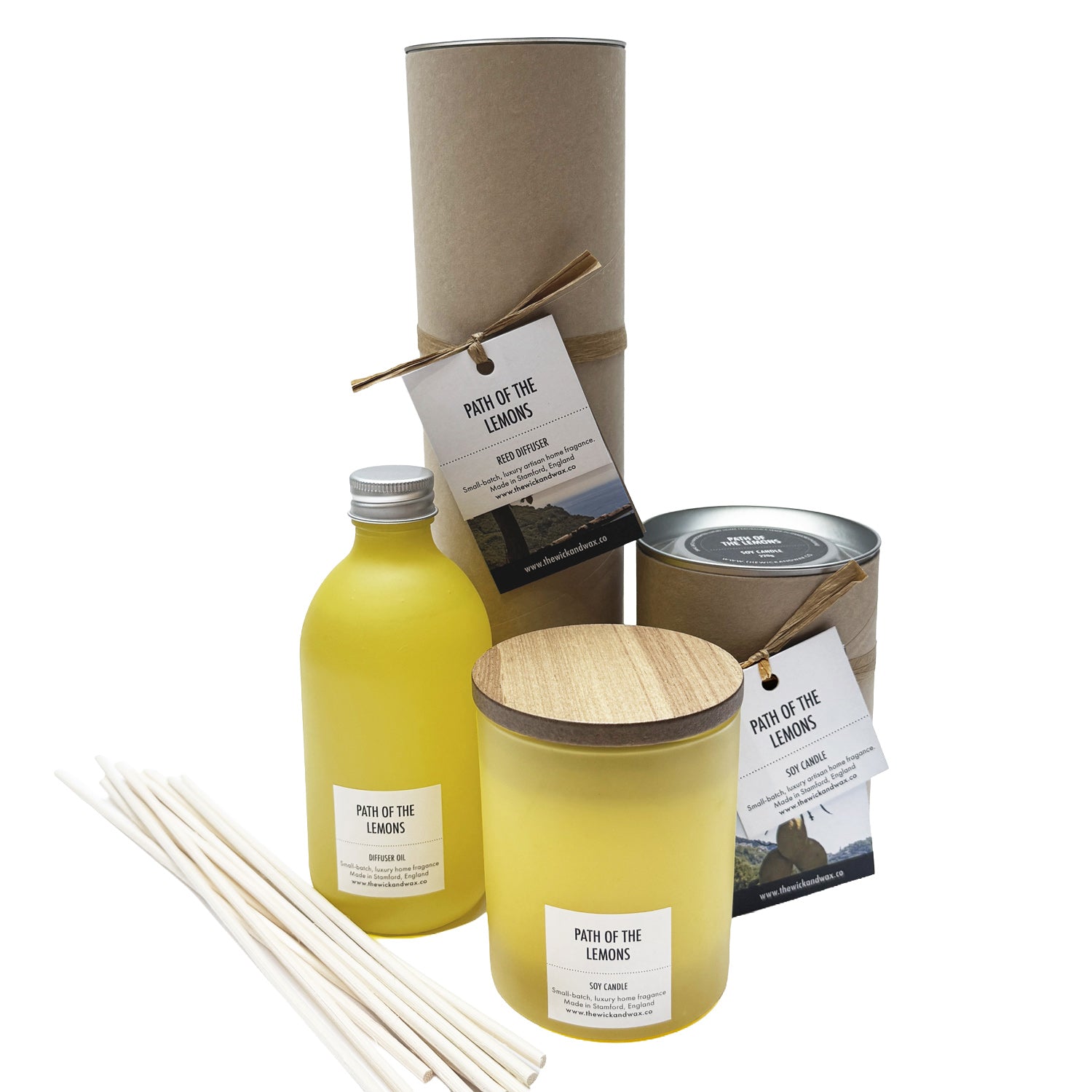 Path Of The Lemons - Scented Candle and Diffuser Duo