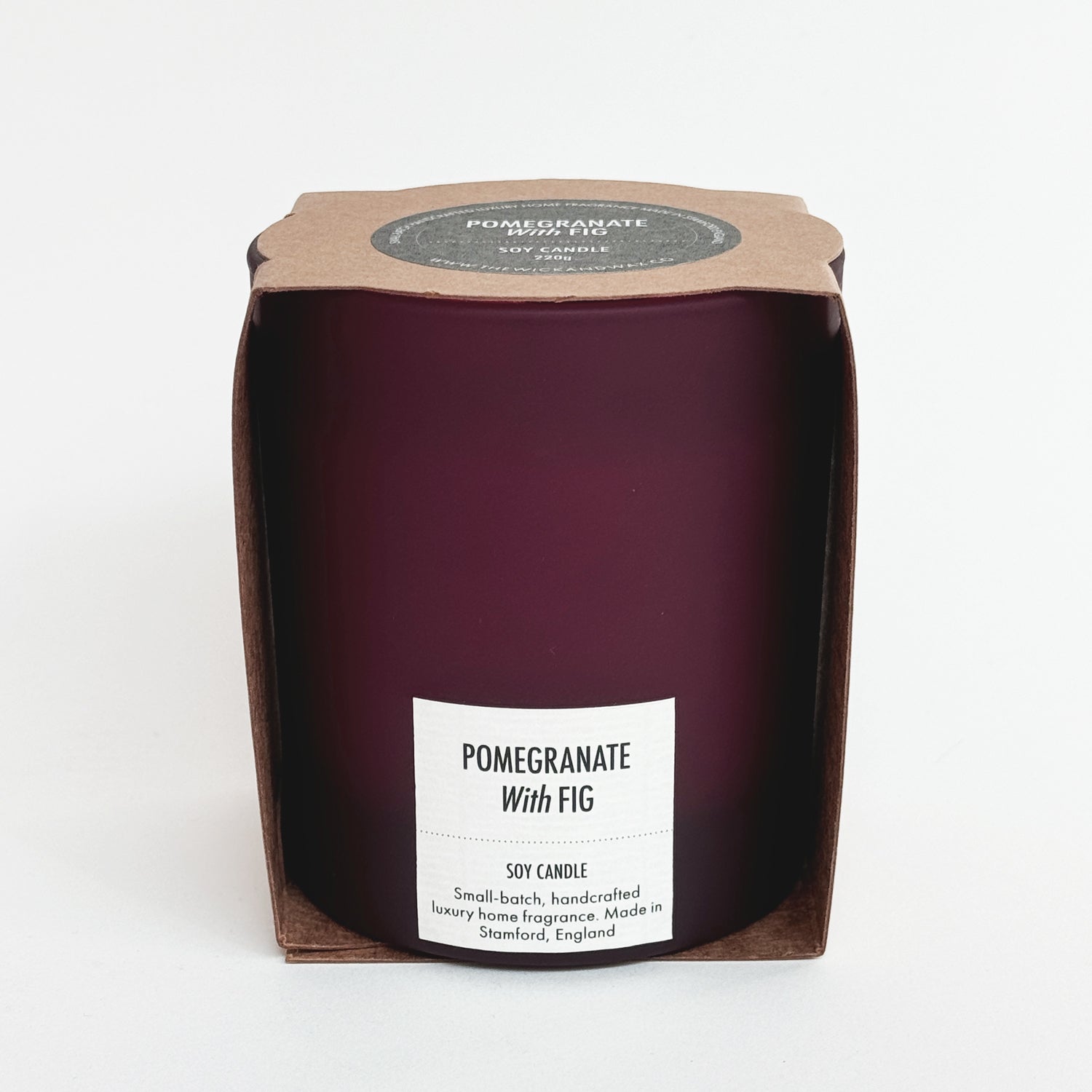 Pomegranate With Fig - Scented Soy Candle
