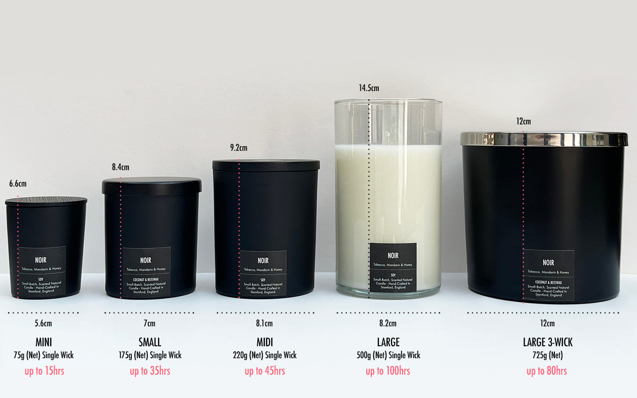 TW&WC Candle Size Guide