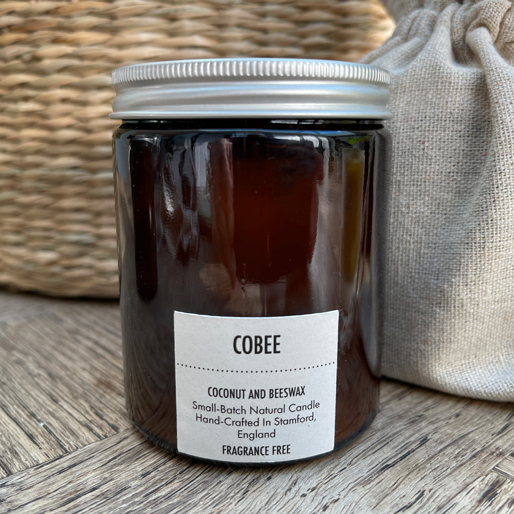 Fragrance-Free CoBee - Luxury Coconut and Beeswax Candle (150g Net)