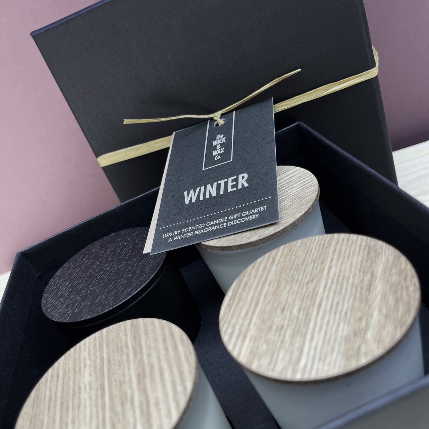 Winter Gift Set - Luxury Scented Candle Gift Quartet | 4 x 75g Net